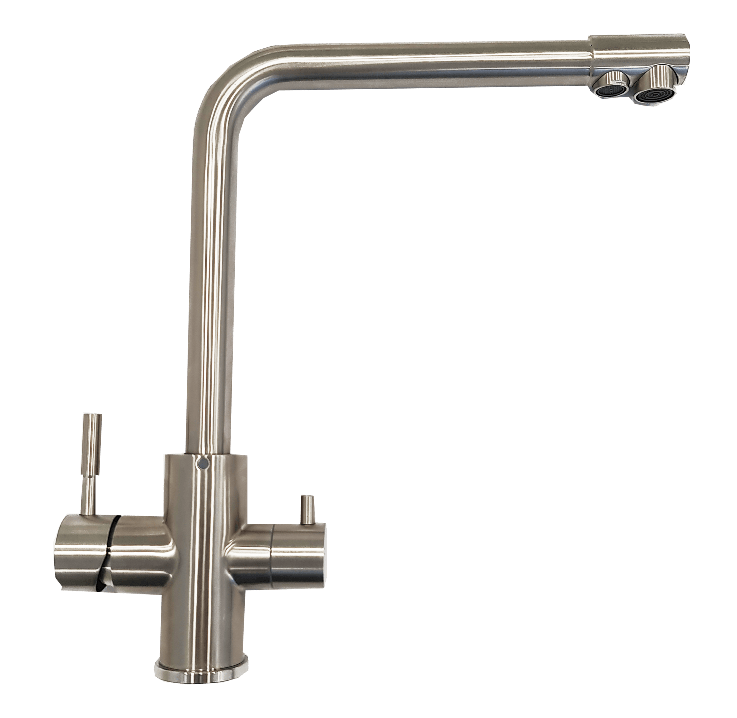 Stainless steel triple tap