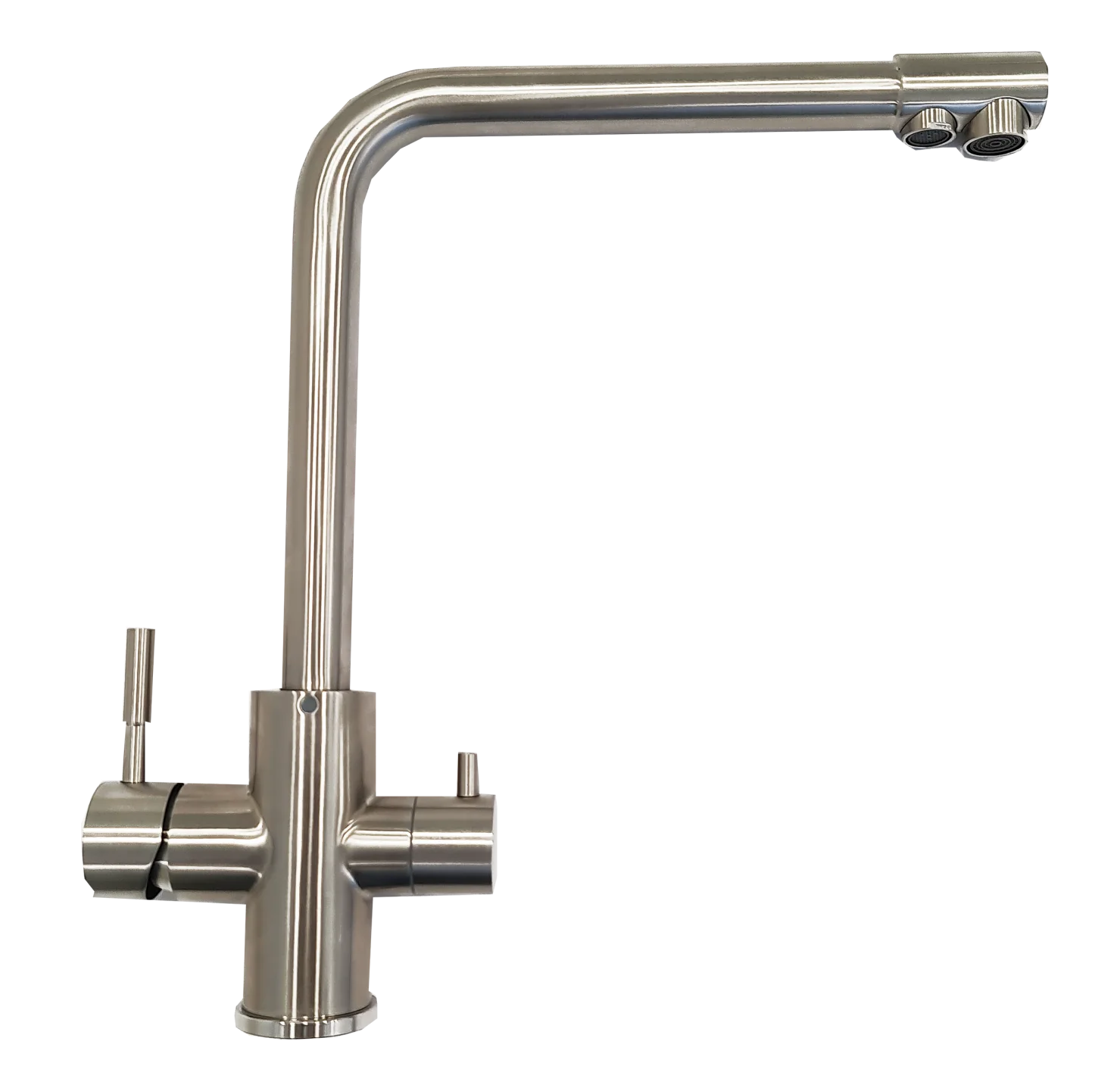 Stainless Steel Triple Faucet Camelot